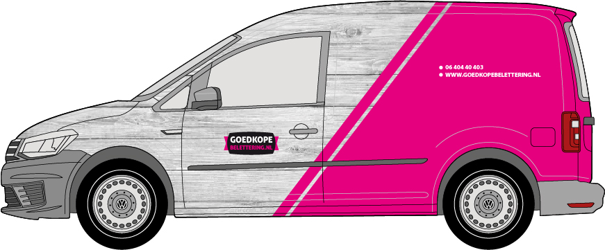 Bestelauto full wrap