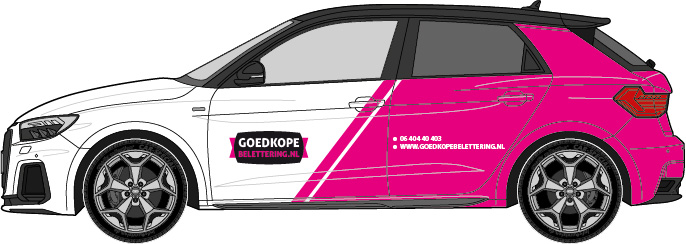 personenauto Half Wrap